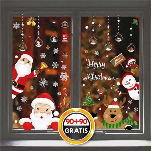 180x Vianočné nálepky | XMASCLINGS