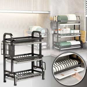 Inteligentný viacvrstvový stojan na riad na rýchle a efektívne sušenie riadu | DRYSTACK