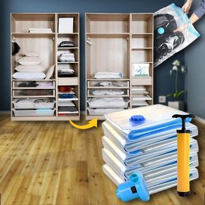 Ušetrite miesto a udržujte oblečenie svieže – Jednoduché vákuové skladovanie! (7 KS) | VACKBAGS