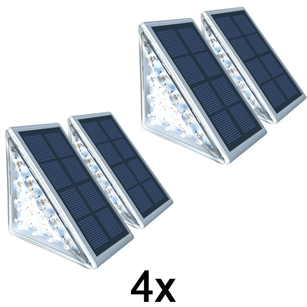 2x Vodotesná solárna lampa (2 ks) | LUMOSTEP