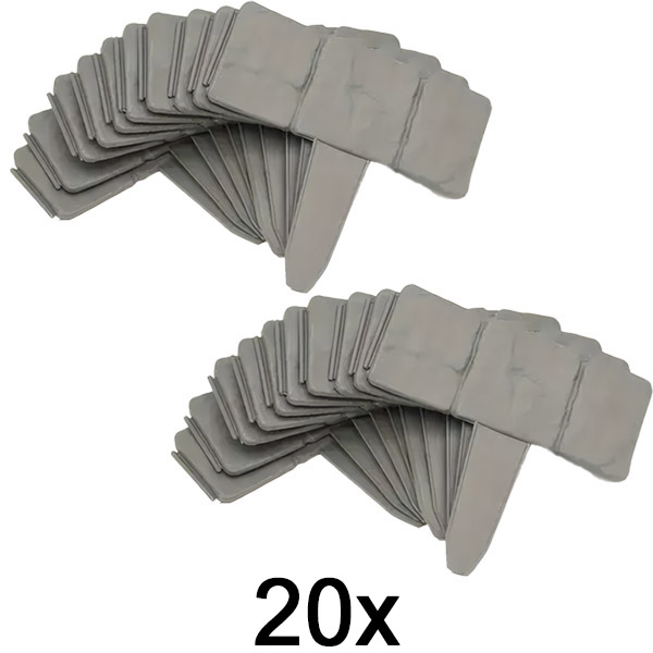 2x Kamenné záhradné lemovanie (10 ks) | MINIFENCE