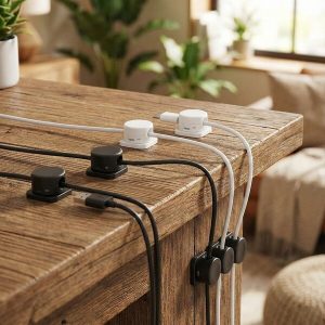 Magnetický samolepiaci organizér káblov (12 kusov) | CABLIP